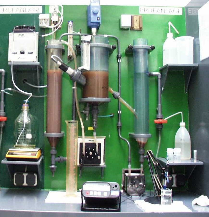 Bild einer Laborkläranlage